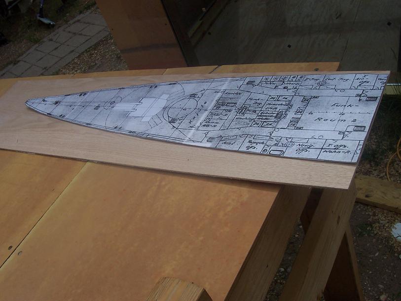 deck plan for the fantail.