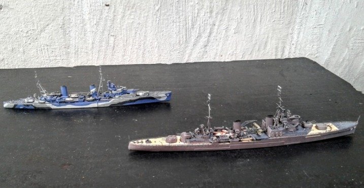 Iceland-Faeroes patrol - HMS Arethusa & Manchester.jpg